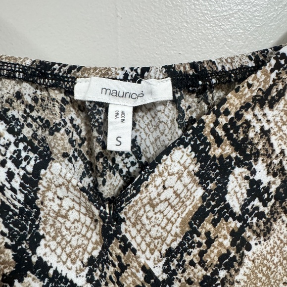 Animal Print Maurices Cami Tank Top Woman’s Size Small - Picture 3 of 4